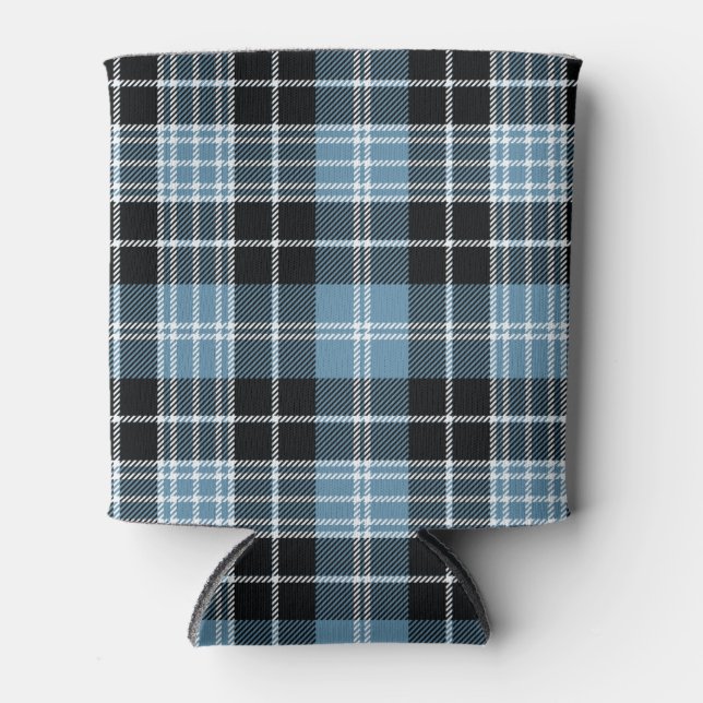Enfriador De Latas Clan escocés Clark Tartan Plaid (Anverso)
