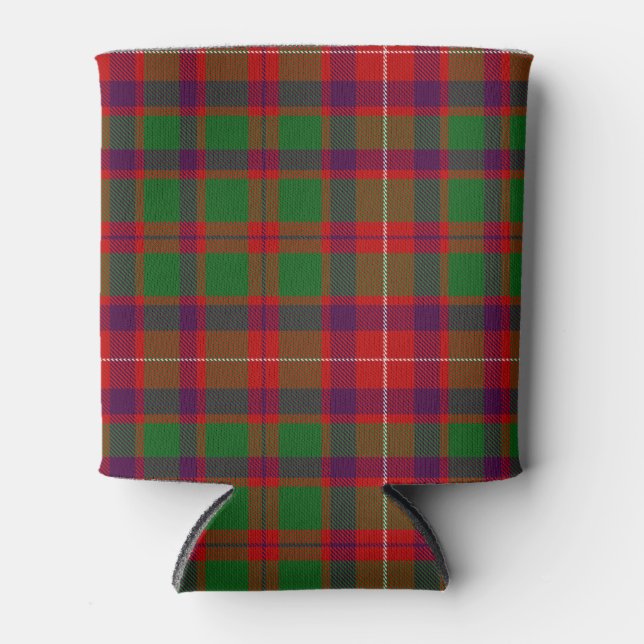 Enfriador De Latas Clan escocés Geddes Tartan Plaid (Anverso)