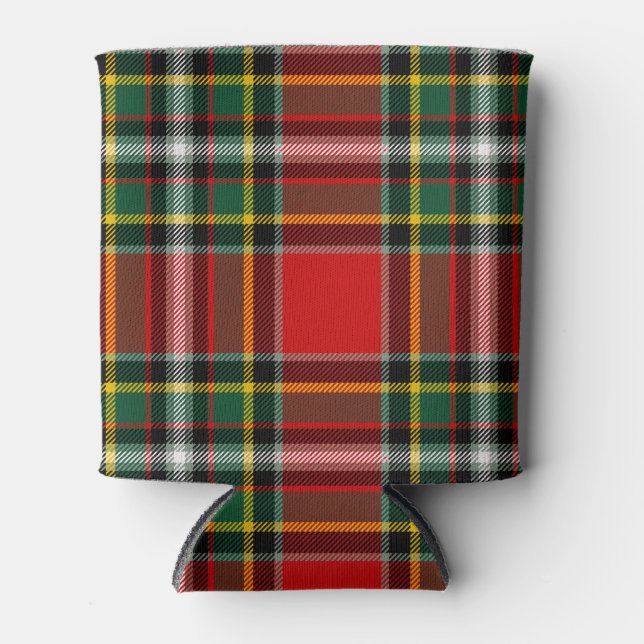 Enfriador De Latas Clan escocés Gillespie Tartan Plaid (Anverso)