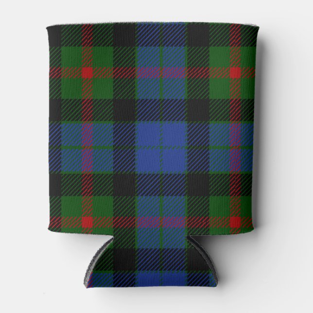 Enfriador De Latas Clan escocés Gunn Tartan Plaid (Anverso)
