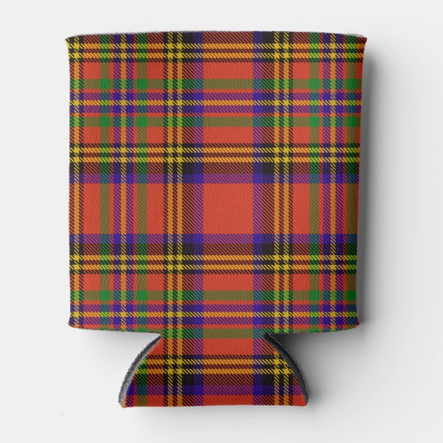 Enfriador De Latas Clan escocés Hepburn Tartán Plaid (Anverso)
