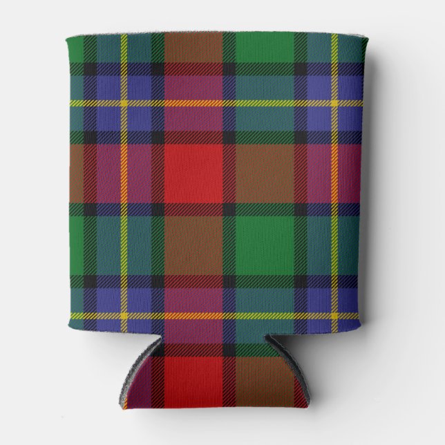 Enfriador De Latas Clan escocés Kilgore Tartan Plaid (Anverso)