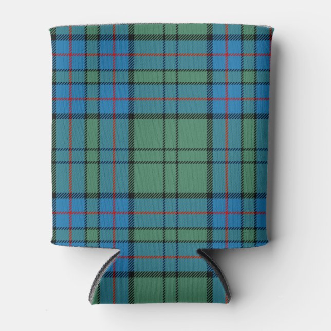 Enfriador De Latas Clan escocés Lockhart Tartan Plaid (Anverso)
