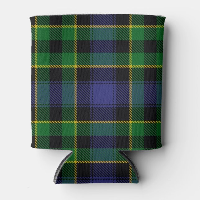 Enfriador De Latas Clan escocés Mowat Tartan Plaid (Anverso)