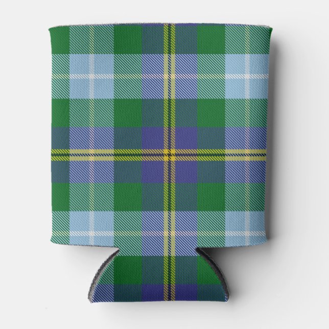 Enfriador De Latas Clan escocés Porteous Tartan Plaid (Anverso)