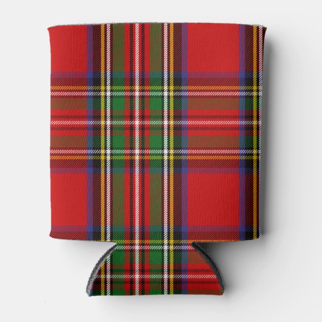 Enfriador De Latas Clan escocés Stewart Tartan Plaid (Anverso)