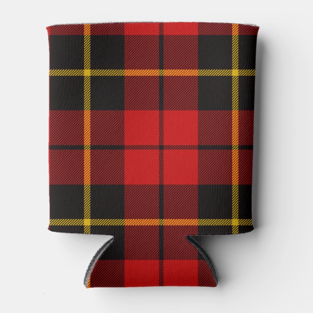 Enfriador De Latas Clan escocés Wallace Tartan Plaid (Anverso)