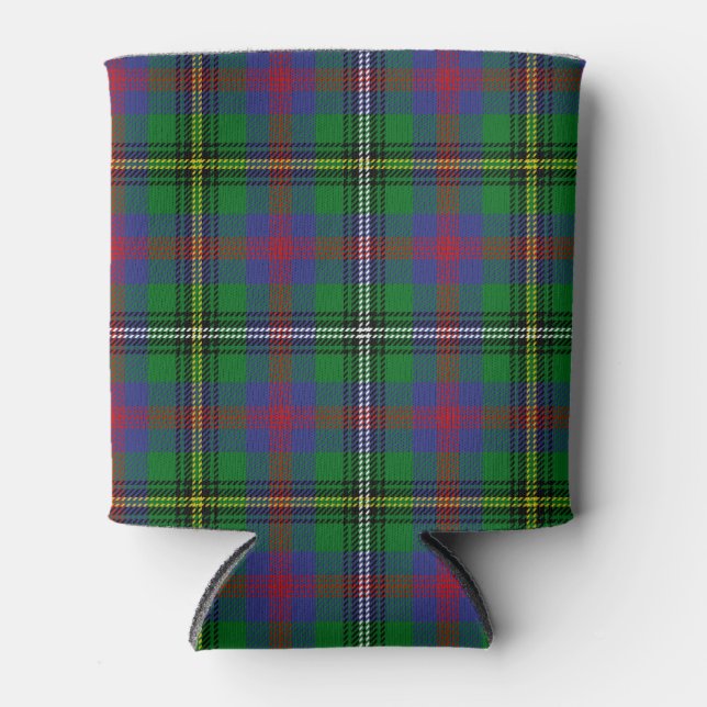 Enfriador De Latas Clan escocés Wood Tartan Plaid (Anverso)