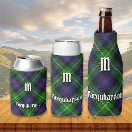 Enfriador De Latas Clan Farquharson Tartan Refrigerador de bebidas