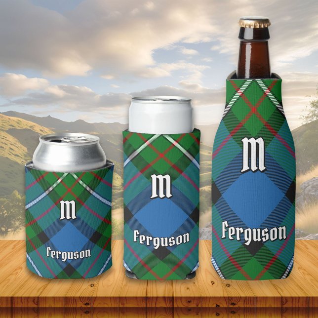 Enfriador De Latas Clan Ferguson Tartan Refrigerador de bebidas (Subido por el creador)