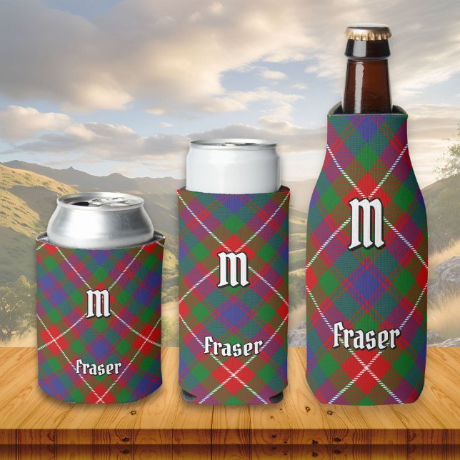 Enfriador De Latas Clan Fraser de Lovat Tartán Refrigerador de bebida (Subido por el creador)
