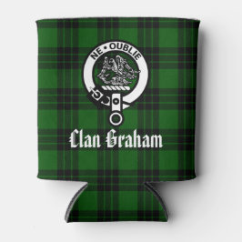 Enfriador De Latas Clan Graham Escudo Badge y Tartán