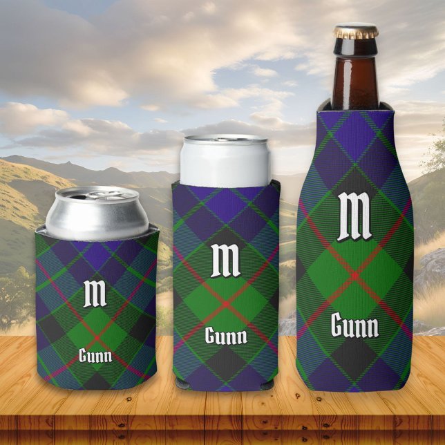 Enfriador De Latas Clan Gunn Tartan Refrigerador de bebidas (Subido por el creador)