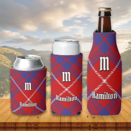 Enfriador De Latas Clan Hamilton Red Tartan Refrigerador de bebidas