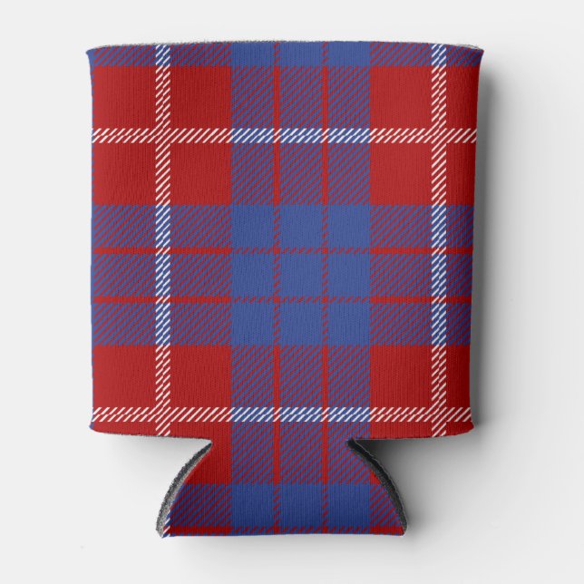 Enfriador De Latas Clan Hamilton Tartan Plaid (Anverso)