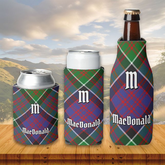 Enfriador De Latas Clan MacDonald de Clanranald Tartan Refrigerador d (Subido por el creador)