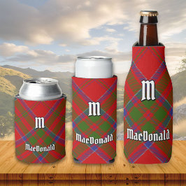 Enfriador De Latas Clan MacDonald de Keppoch Tartan Refrigerador de b