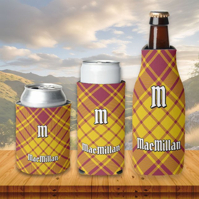 Enfriador De Latas Clan MacMillan Vestido Tartán (Subido por el creador)