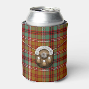 Enfriador De Latas Clan McCall Tartan Y Sporran