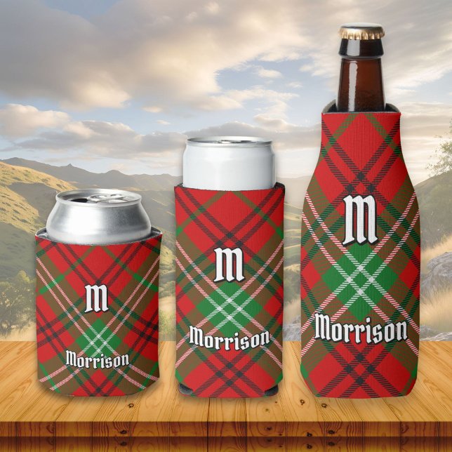 Enfriador De Latas Clan Morrison Red Tartan (Subido por el creador)