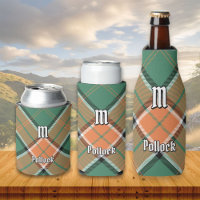 Clan Pollock Tartan Refrigerador de bebidas