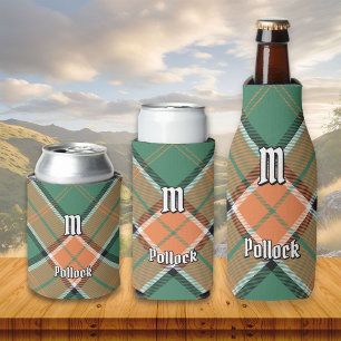 Enfriador De Latas Clan Pollock Tartan Refrigerador de bebidas