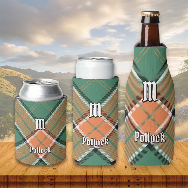 Enfriador De Latas Clan Pollock Tartan Refrigerador de bebidas (Subido por el creador)