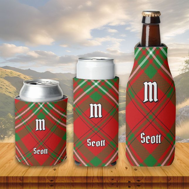 Enfriador De Latas Clan Scott Red Tartan (Subido por el creador)