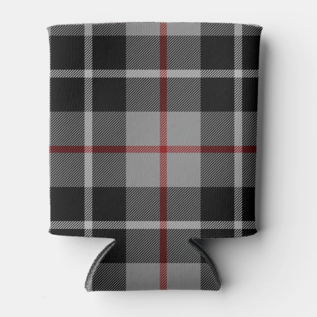 Enfriador De Latas Clan Thompson Tartan Plaid (Anverso)