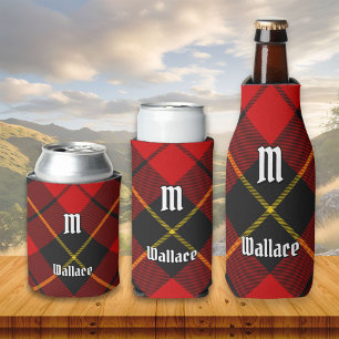 Enfriador De Latas Clan Wallace Tartan Refrigerador de bebidas