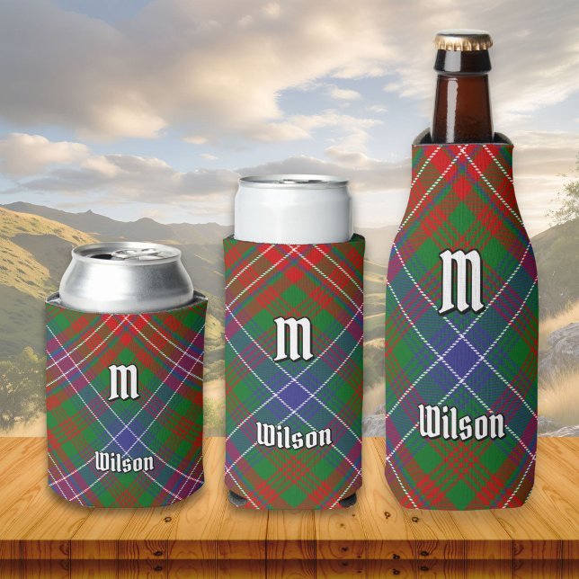Enfriador De Latas Clan Wilson Modern Tartán (Subido por el creador)