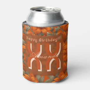 Enfriador De Latas Clase alta Lilies personalizadas Floral Naturaleza