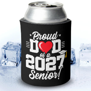 Enfriador De Latas Clase de 2027 Graduación de último año Corazón Org