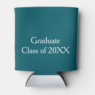 Enfriador De Latas Clase graduada de 20XX turquesa felicitaciones nom