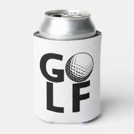 Enfriador De Latas Clásico Vintage Enganchando el golf