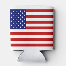 Enfriador De Latas Clásico y genial bandera americana patriótica