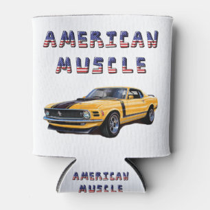 Enfriador De Latas Classic American Muscle Car Mustang Boss 302