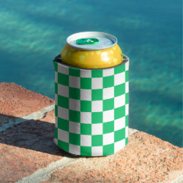 Enfriador De Latas Classic green checkered