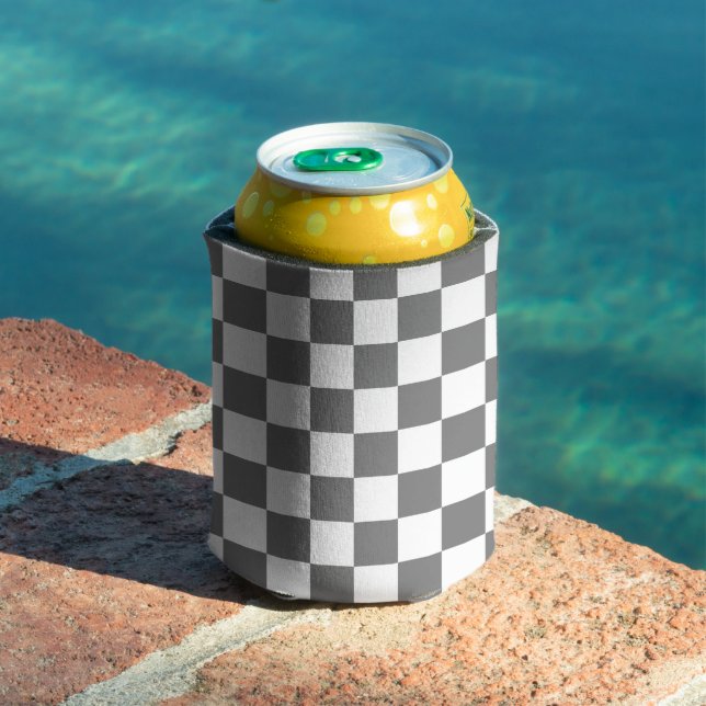 Enfriador De Latas Classic grey checkerboard (Piscina in situ)