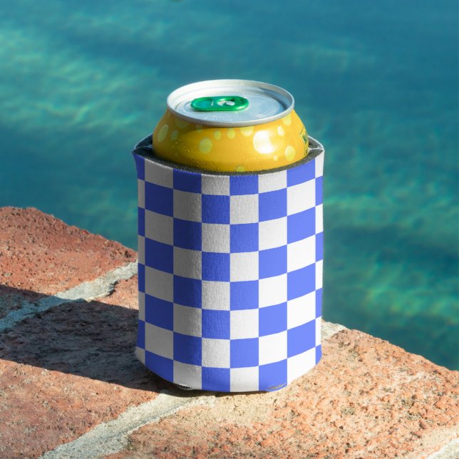 Enfriador De Latas Classic visual sapphire checkerboard  (Piscina in situ)
