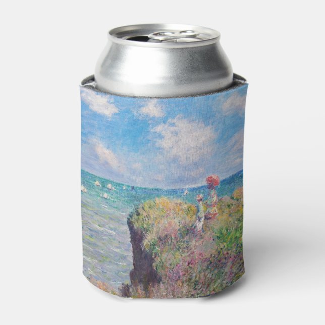 Enfriador De Latas Claude Monet - Camino acantilado en Pourville (Lata Anverso)