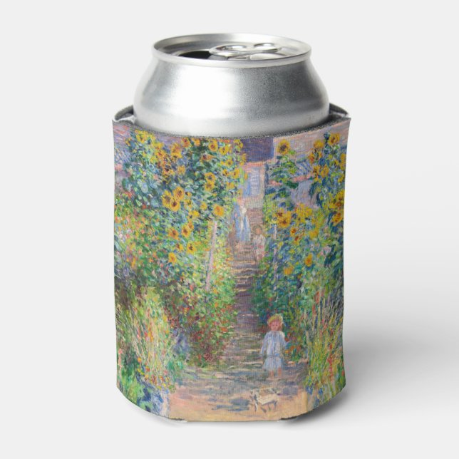 Enfriador De Latas Claude Monet - El jardín del artista en Vetheuil (Lata Anverso)