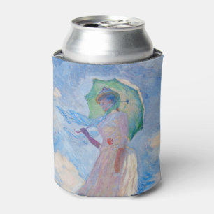 Enfriador De Latas Claude Monet - Mujer con un Paraguas frente a la i