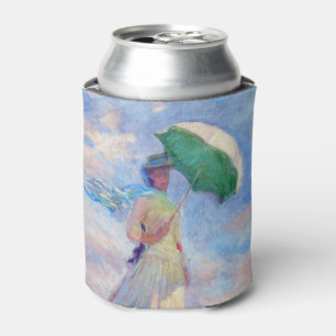 Enfriador De Latas Claude Monet - Mujer con un parasol mirando a la d