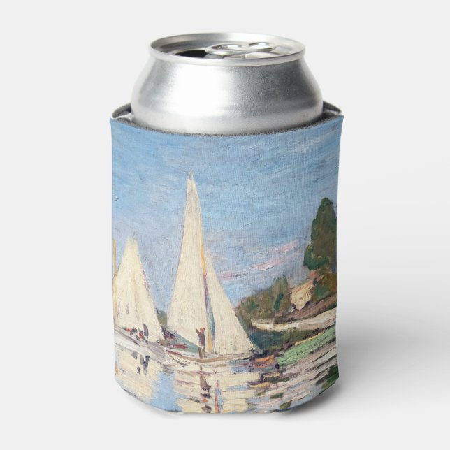 Enfriador De Latas Claude Monet - Regattas en Argenteuil (Lata Anverso)