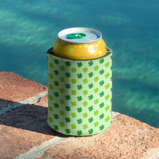 Enfriador De Latas Clover Shamrock Irish Green Personalized Beer (Piscina in situ)
