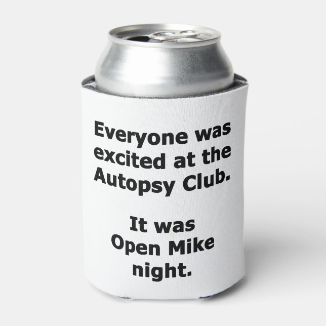 Enfriador De Latas Club de Autopsia (Lata Anverso)