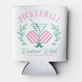 Enfriador De Latas Club de Cócteles de Pickleball