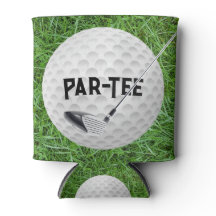 Club de Golf con bola en verde