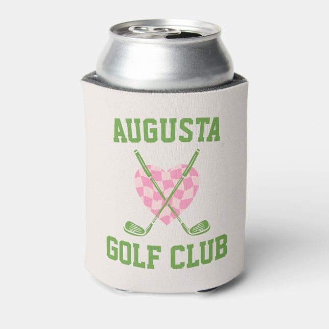 Enfriador De Latas Club Social de Golf Trendy (Reverso de la lata)